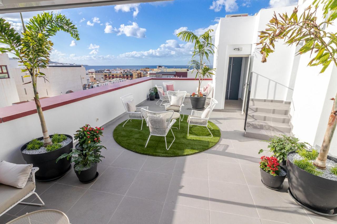 Апартаменты Flatguest Viriato - Wifi - Ac - Terraza Compartida Лас-Пальмас-де-Гран-Канария Экстерьер фото